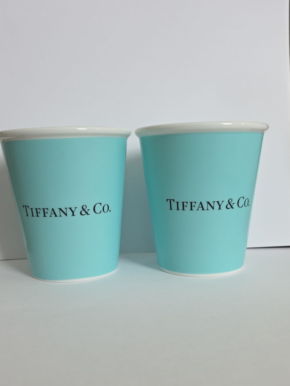 Tiffany & Co Set of 2 Coffee Cups No Box